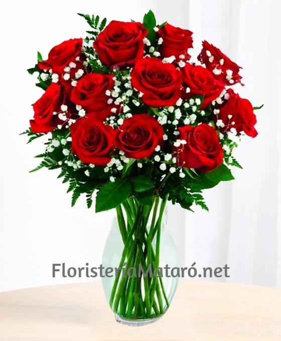 Ramos de rosas rojas